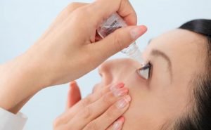 Why do we use antibiotics eye drops rather than tablets in case of any problem?
