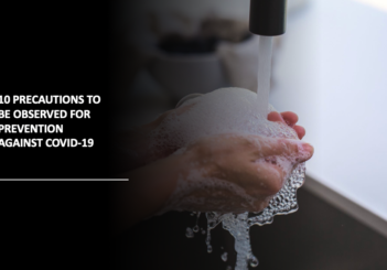 10 precautions to be observed for prevention against COVID-19