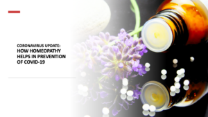 Coronavirus Update: How Homeopathy helps in prevention of COVID-19